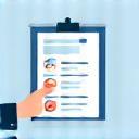 Hand selecting a plan icon